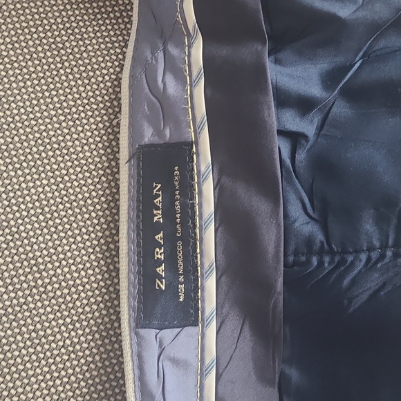 Zara Man Grey Stretch Suit - Picture 3 of 8